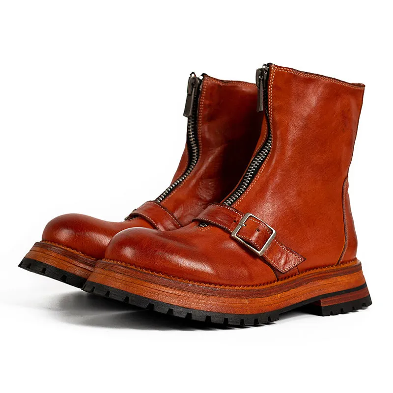 Men's Zip Engineer Boots