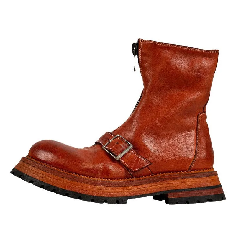 Men's Zip Engineer Boots