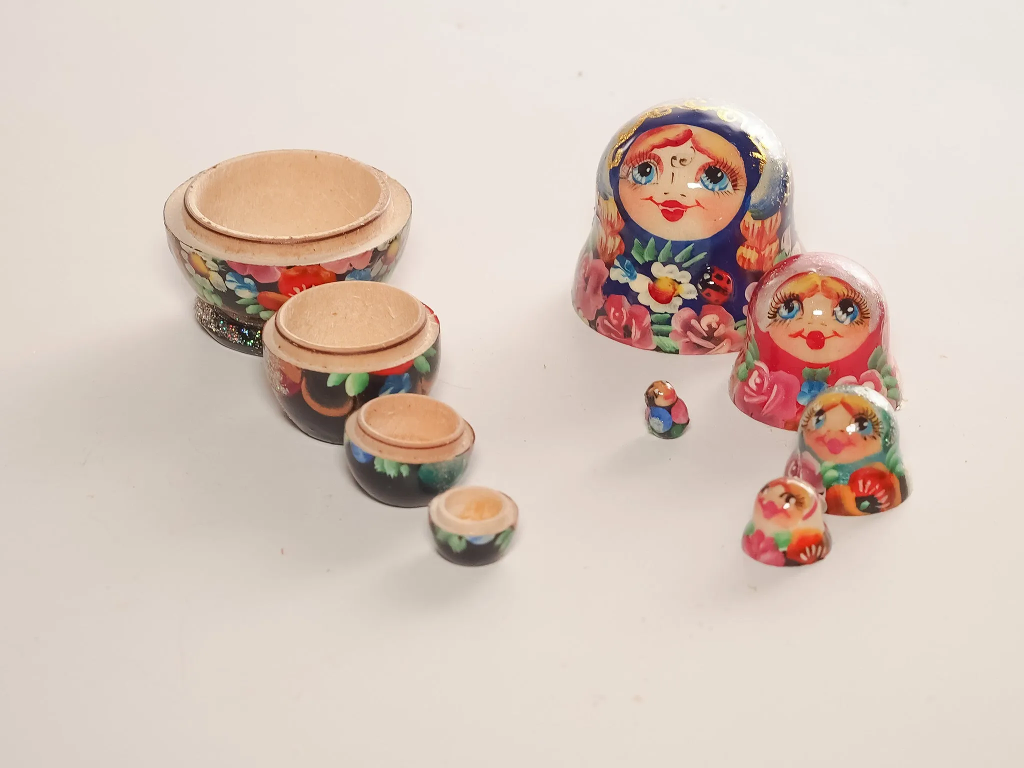Nesting Doll in Blue - 5 Pieces