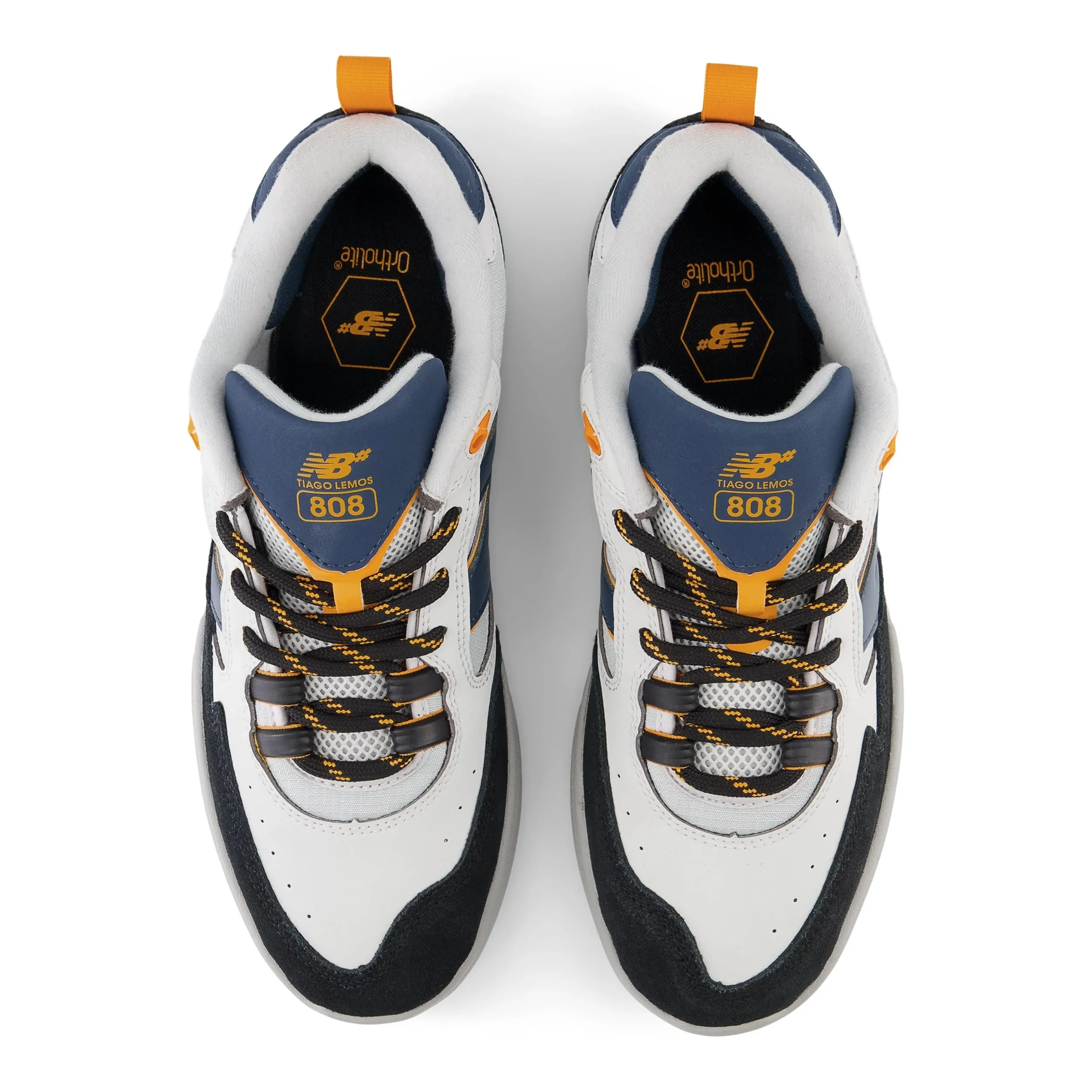New Balance Numeric 808 Tiago Lemos Skateboard Shoe - Grey/Black