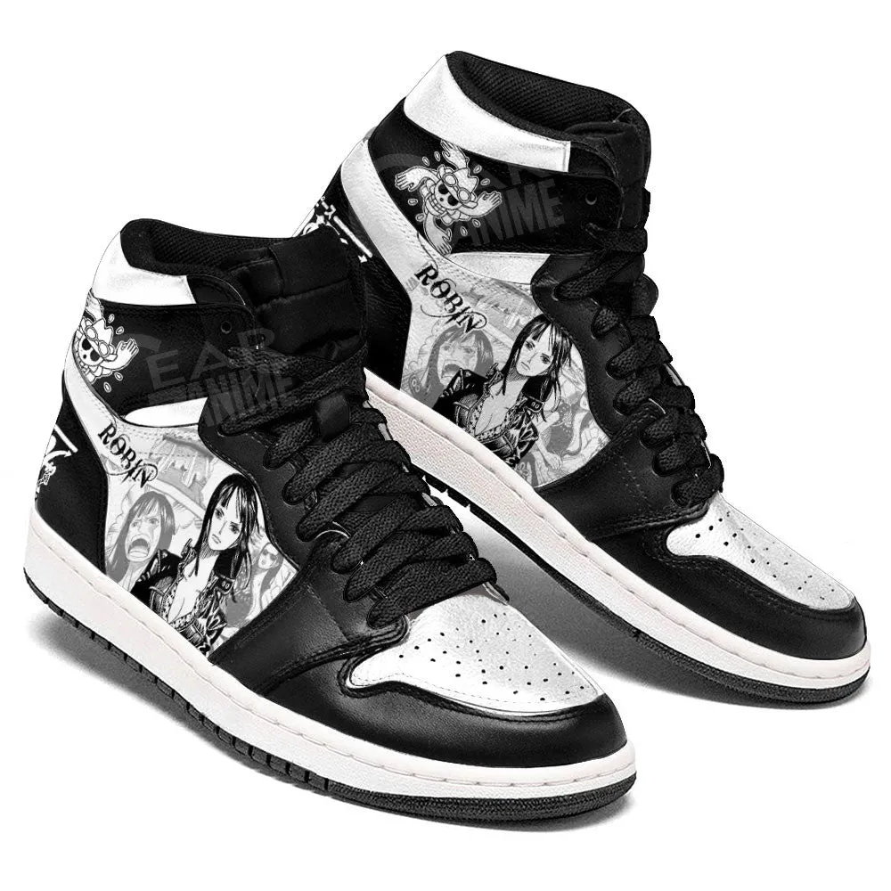 Nico Robin Sneakers Custom OP Shoes Manga Style
