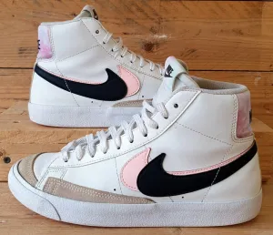Nike Blazer Mid 77 Leather Trainers UK5.5/US6Y/EU38.5 DD1847-101 White/Pink