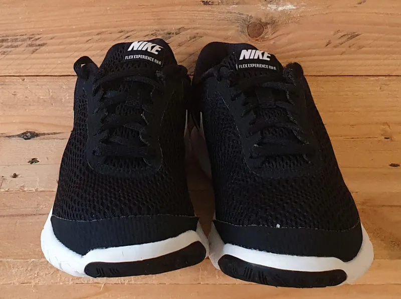 Nike Flex Experience Run 6 Low Trainers UK4/US6.5/EU37.5 881805-001 Black/White