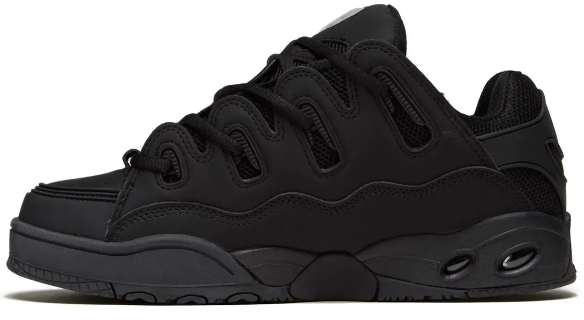Osiris D3 OG Black Black Mens Skate Trainers Shoes