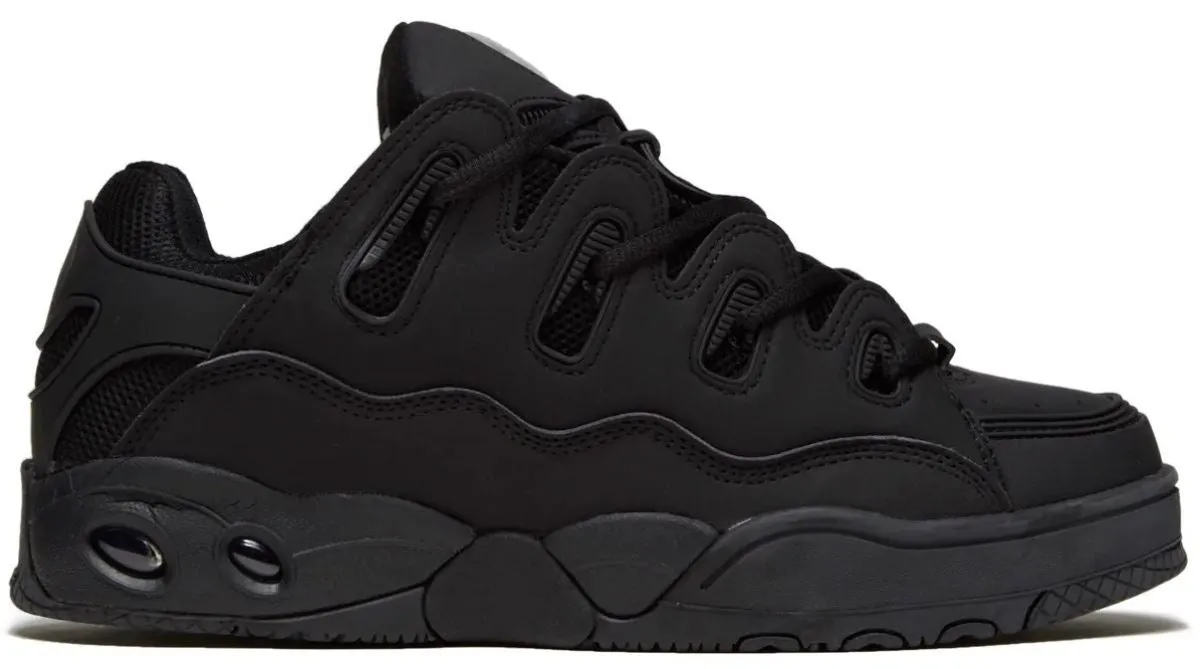 Osiris D3 OG Black Black Mens Skate Trainers Shoes