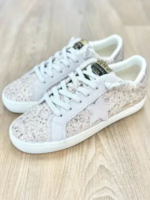 Palmer Silver Glitter Sneaker
