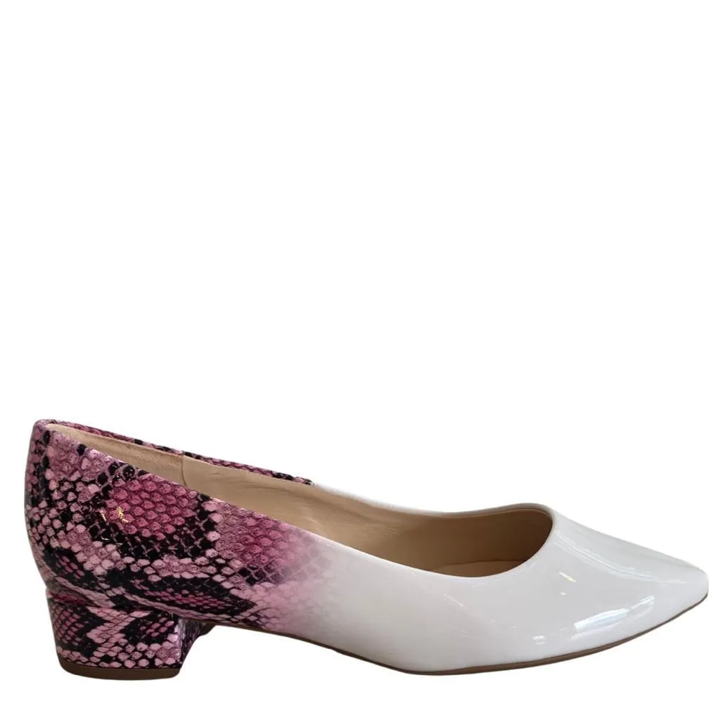 Peter Kaiser "21501" Low heel pump white/pink