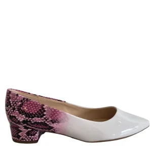 Peter Kaiser "21501" Low heel pump white/pink