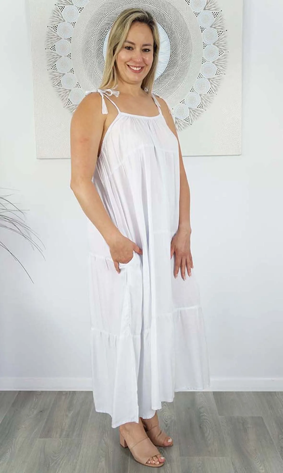 Rayon Dress Goa Plain, More Colours
