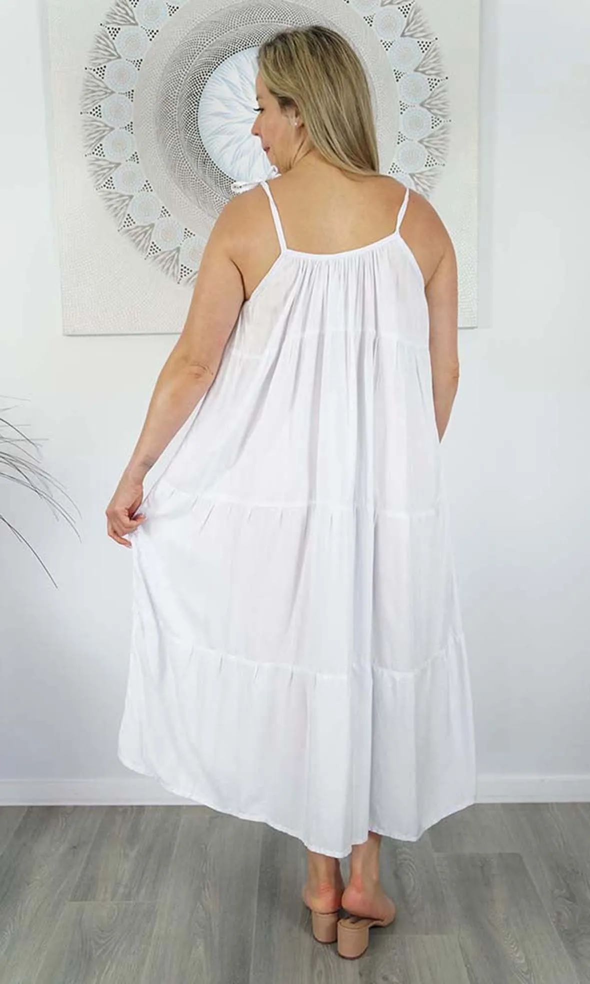 Rayon Dress Goa Plain, More Colours