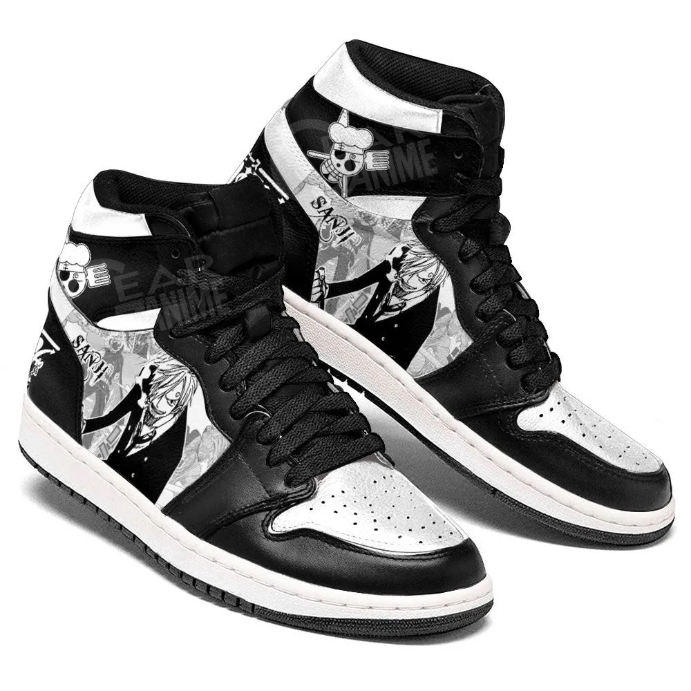 Sanji Sneakers Custom OP Shoes Manga Style