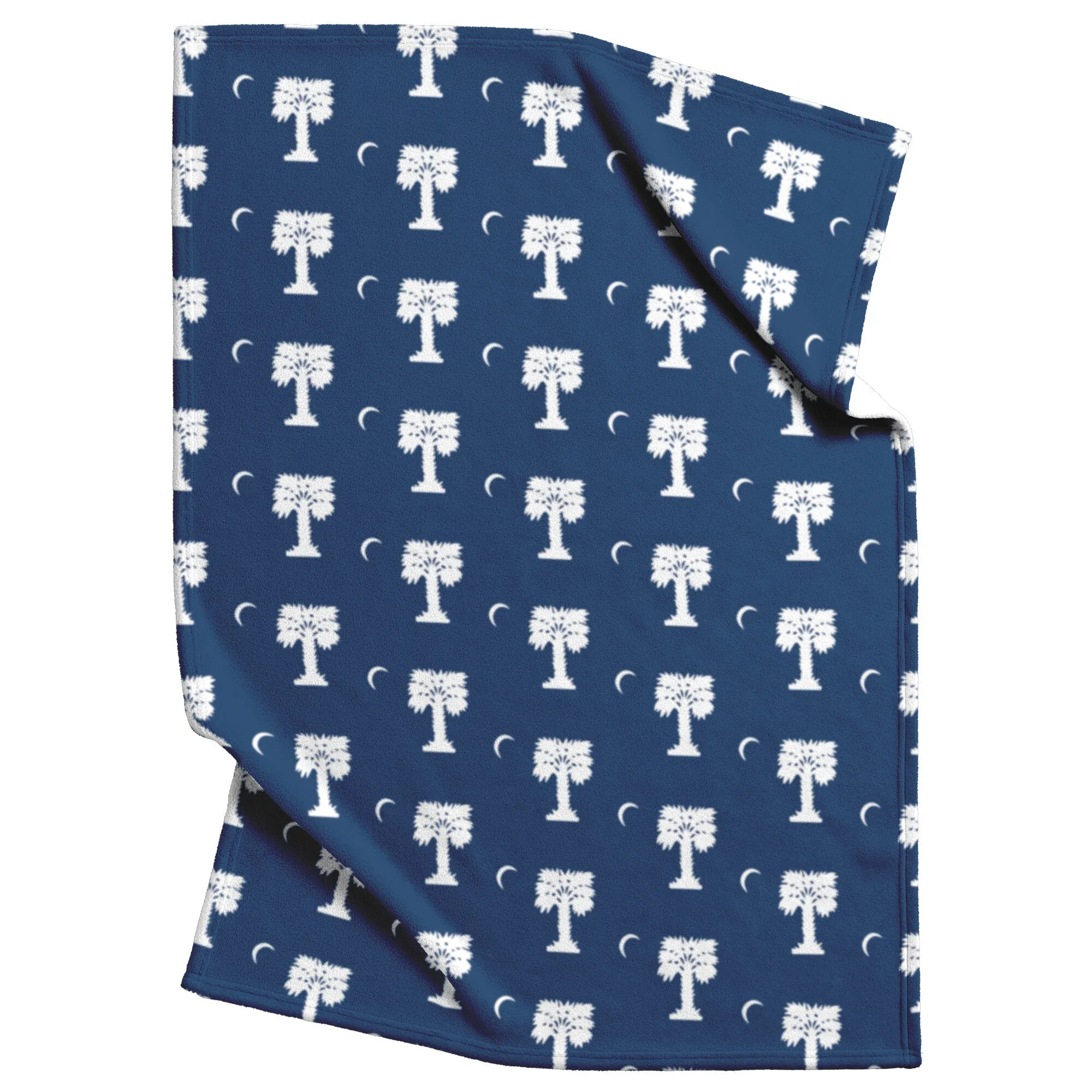 The Citadel, Big Red Flag Blue logo, Navy Blanket, 3 sizes, 2 styles