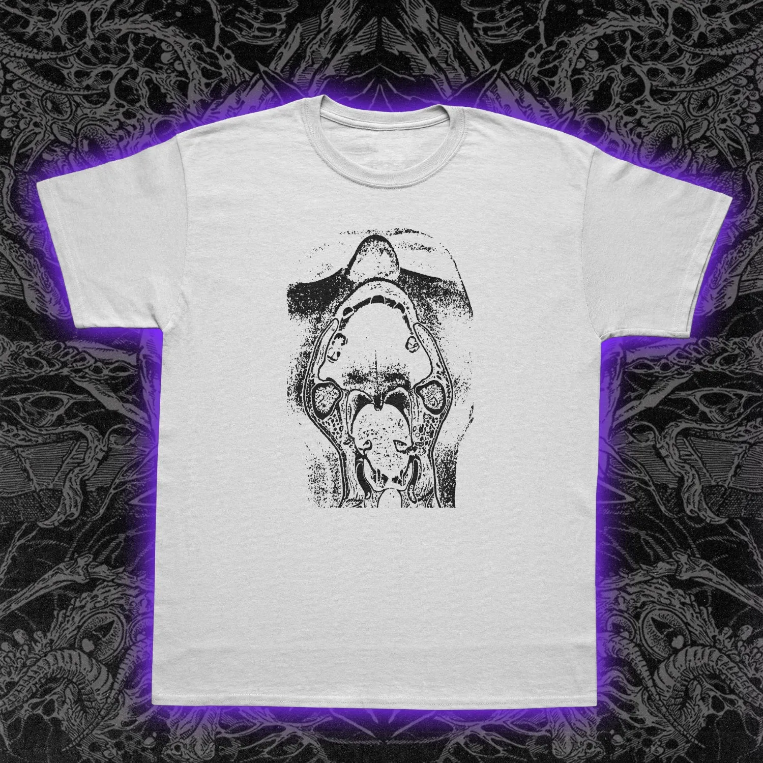 Throat Cross Section Slim Fit Tee