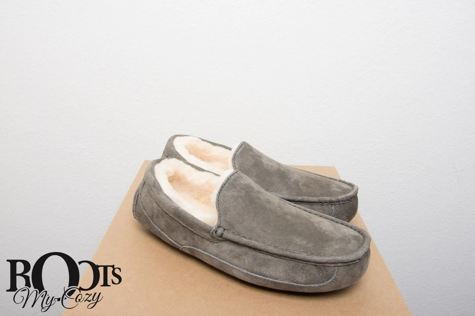 UGG Ascot Charcoal Slippers - Men's