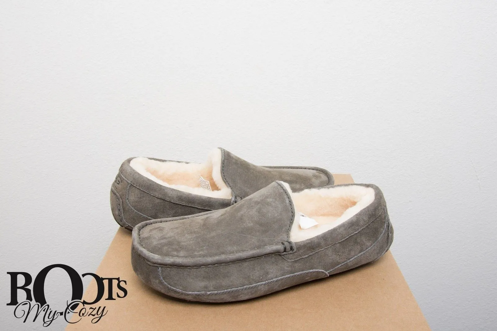 UGG Ascot Charcoal Slippers - Men's