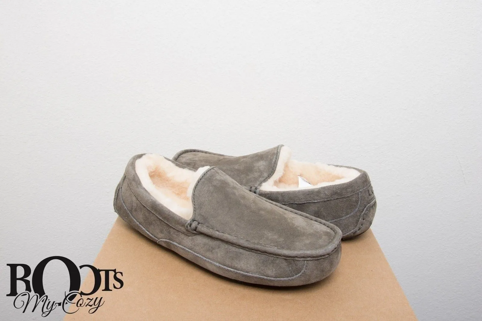 UGG Ascot Charcoal Slippers - Men's