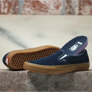 Vans Slip On Pro Skateboard Shoe - Navy/Gum