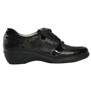 Waldlaufer Wide Fit  Walking Shoes - 305006 - Black