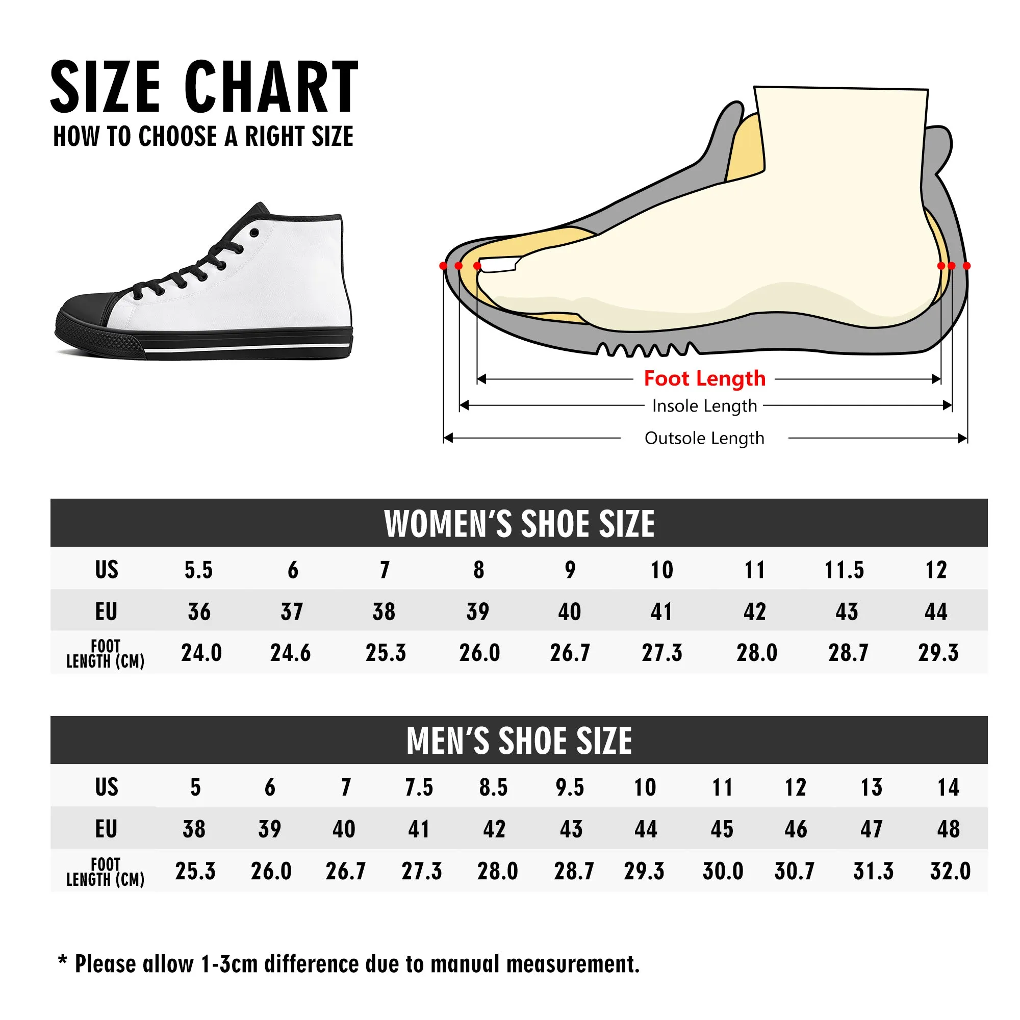 Womens Rubber High Top Christmas Trees Canvas Shoes