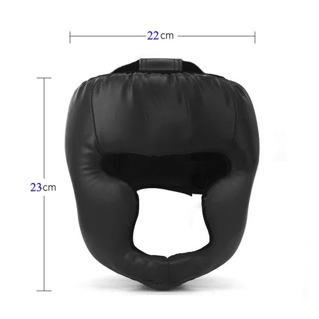 WSD001 Adjustable Adult Fighting Training Helmet Boxing Protective Gear(Red)